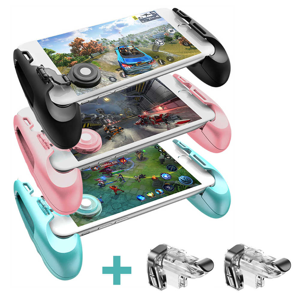 (HOT-4in1) Tay Cầm Chơi Game F1 Tay Cầm Game PUPG Sản Phẩm Cao CâpNút Bấm Sạc Dự Phòng Đế Tản Nhiệt Thiết Kế Cầm Nắm Thuận Tiện Giảm Cảm Giác Mỏi Tay Khi Chơi Game - thegioisile4