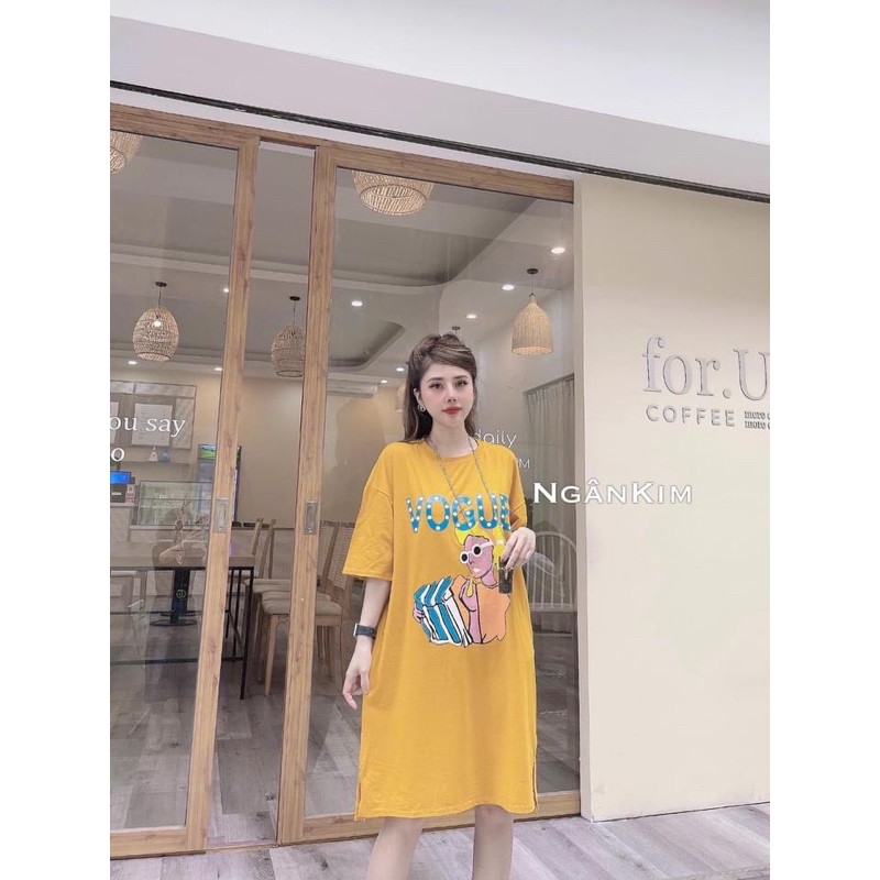 Váy suông - Đầm Suông VOGUE from rộng, dáng dài