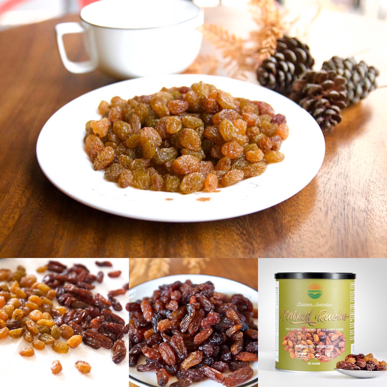 Nho khô úc crimson hộp 450 gr