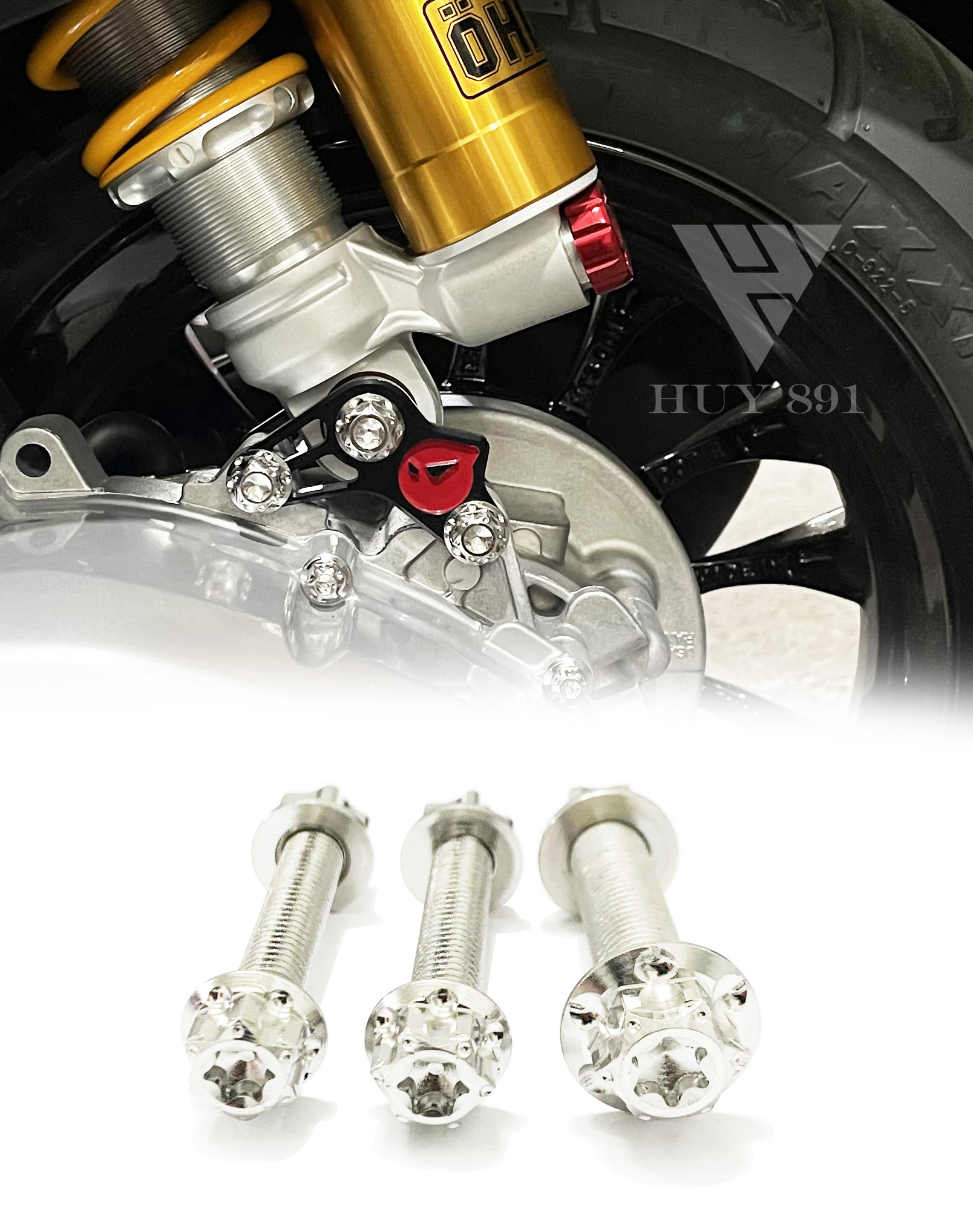 Ốc phuộc sau Salaya cho Vespa Sprint Primavera
