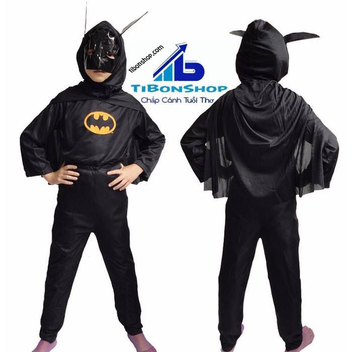 Trang phục hóa trang halloween -trang phục người dơi-bộ áo người dơi