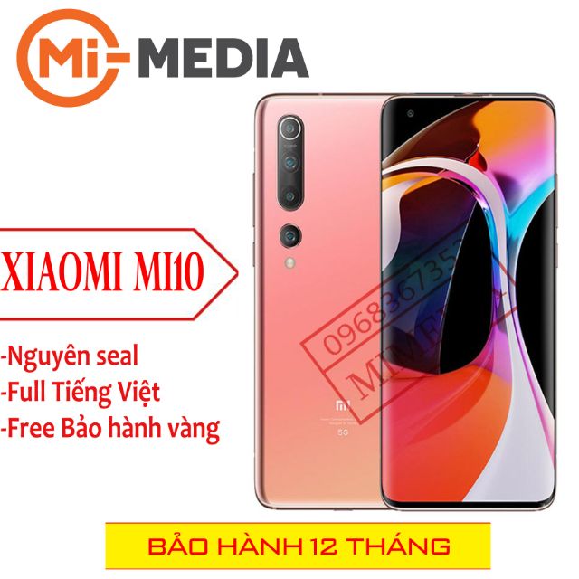 Điện thoại Xiaomi Mi10 8-256 đen nhập khẩu chính hãng