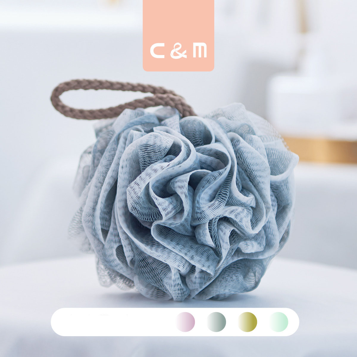 BÔNG TẮM LƯỚI TRÒN CAO CẤP HÀN QUỐC