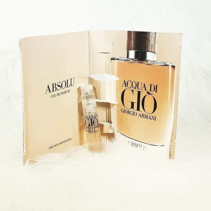 Sẵn vial nước hoa acqua di giò dạng xịt