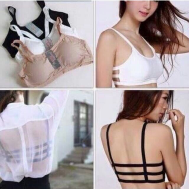 Combo 10 áo bra 3 dây cotton siêu đẹp