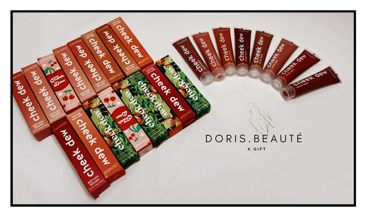 Má hồng serum blush colourpop cheek dew - doris. beauté