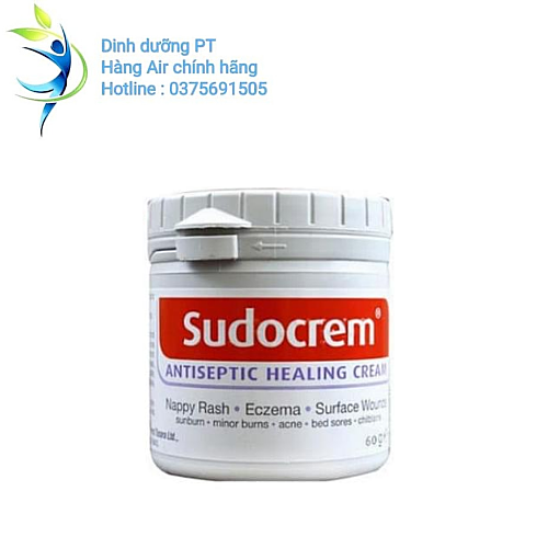 Kem hăm Sudocrem hàng nội địa Anh hộp 60g,kem hăm cho bé từ sơ sinh .