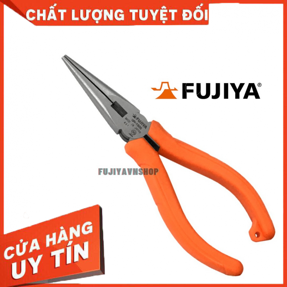Kìm mũi nhọn chuyên dụng fujiya gr-150s 6"/150mm nhật bản