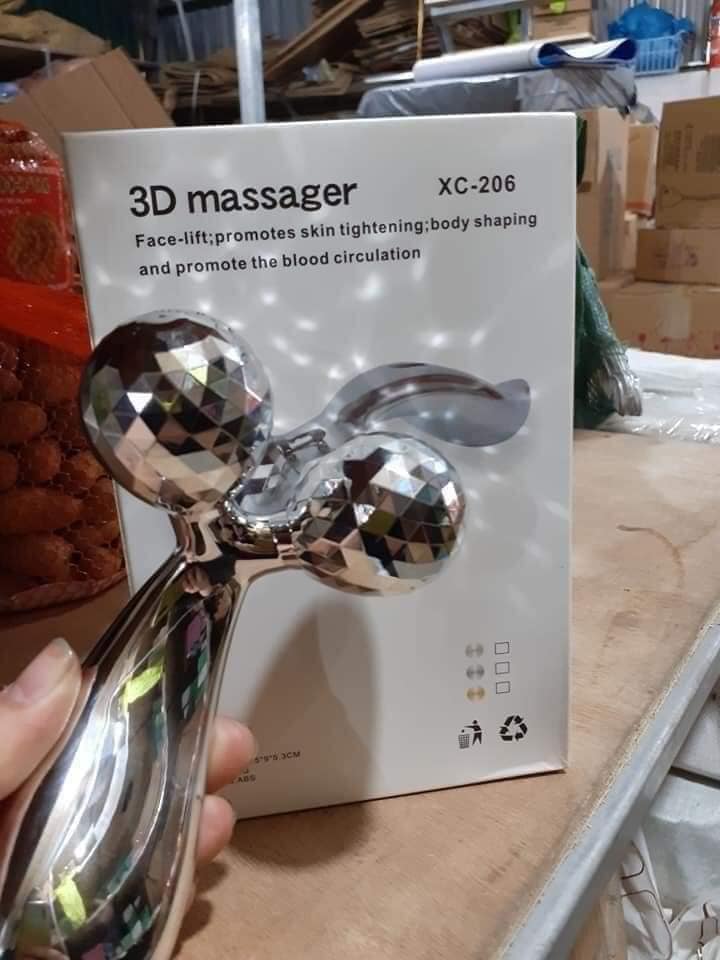 Cây lăn massage mặt 3d hàn quốc