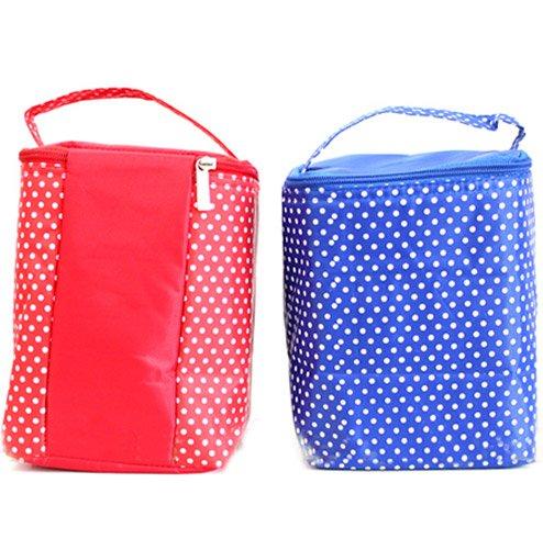 [HCM]Túi Giữ Nhiệt Đựng Cơm Chấm Bi loại lớn Túi đựng cơm văn phòng