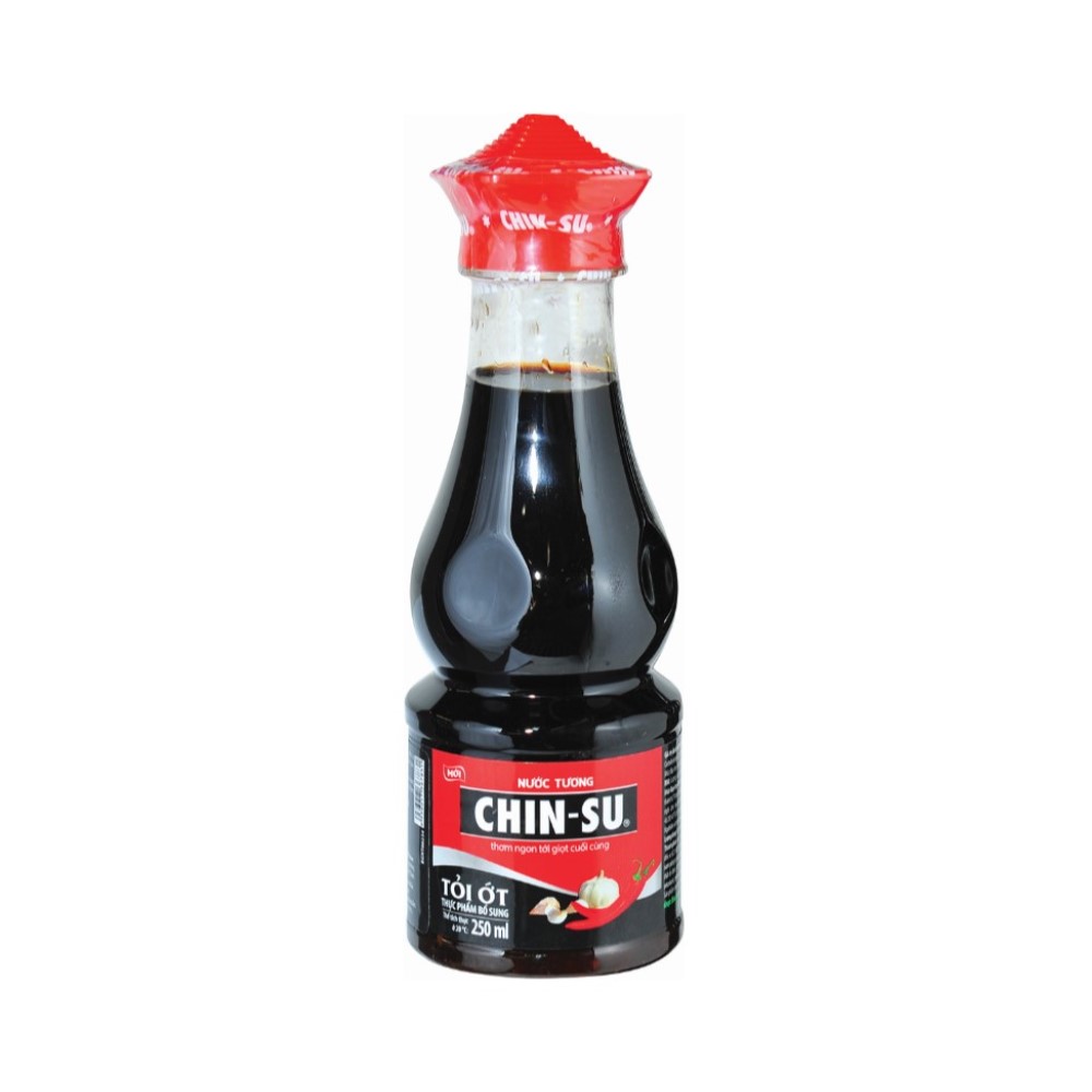 Nước tương Chinsu tỏi ớt chai 250ml