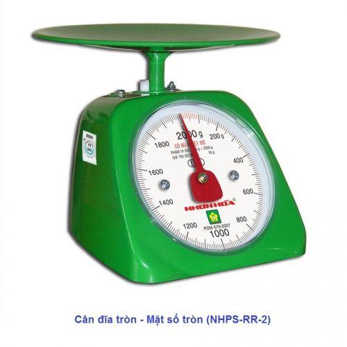 Cân đồng hồ nhựa 2 kg nhơn hoà nhps-rr-2