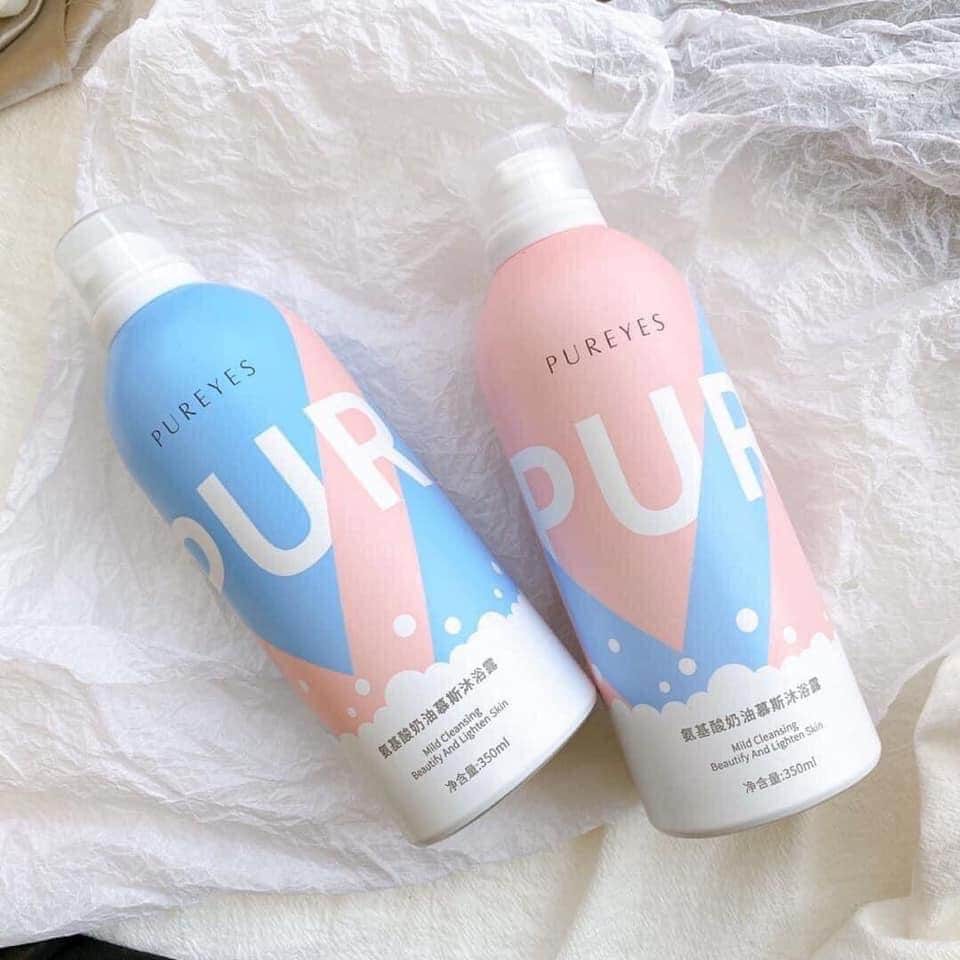 [HCM]Sữa Tắm Trắng Da Dạng Bọt PUREYES Dưỡng Ẩm Làm Trắng Da- MIA cosmetic