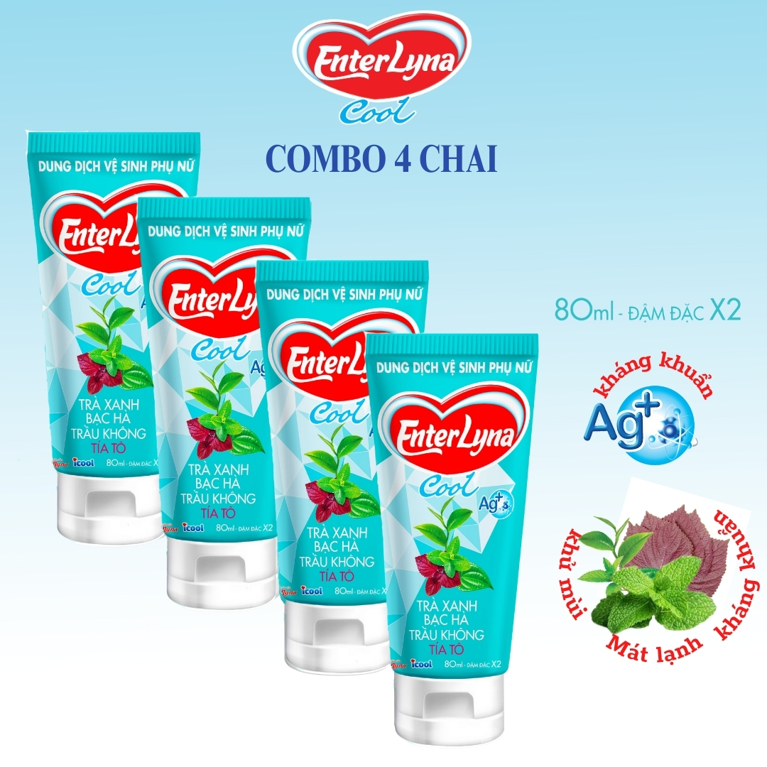 DungDung dịch vệ sinh EnterLyna Cool 80 . Dung dịch vệ sinh phụ nữ. Nước rửa phụ khoa, dung dịch vệ sinh vùng kín. Dung Dịch Vệ Sinh chiết xuất trầu không, bạc hà, trà xanh. DDVS nam nữ.
