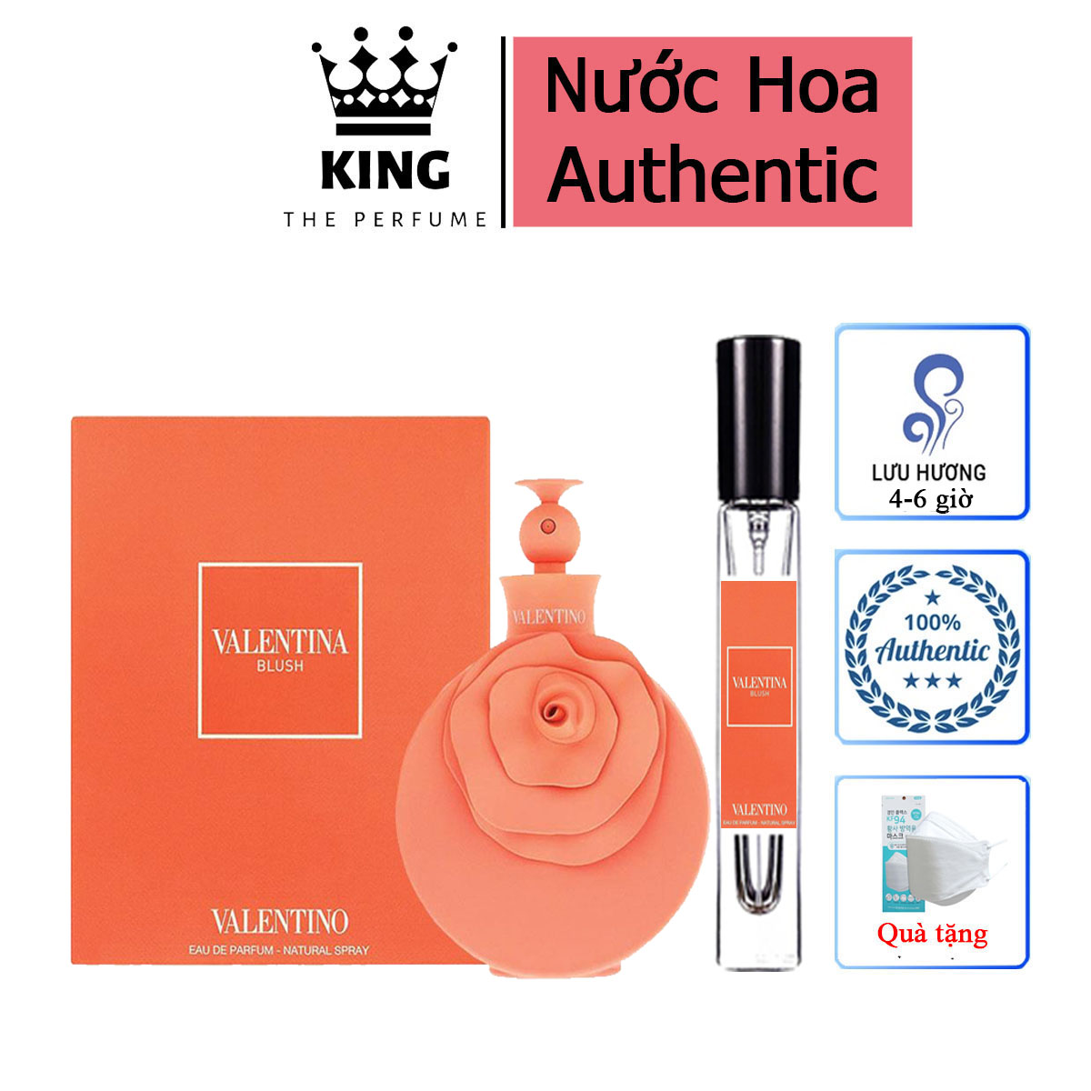 Nước Hoa Valentino Valentina Blush EDP - Hương thơm ngọt ngào nữ tính , nước valentino, Chai chiết 5ml/10ml/20ml