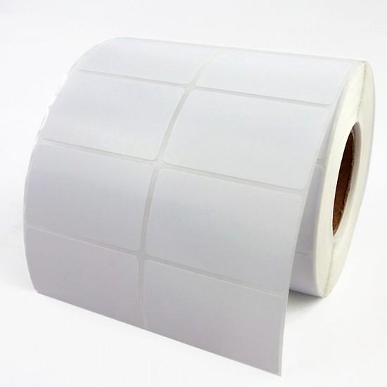 10 Cuộn Decal in nhiệt, Giấy in tem mã vạch 2 tem 35x22mm