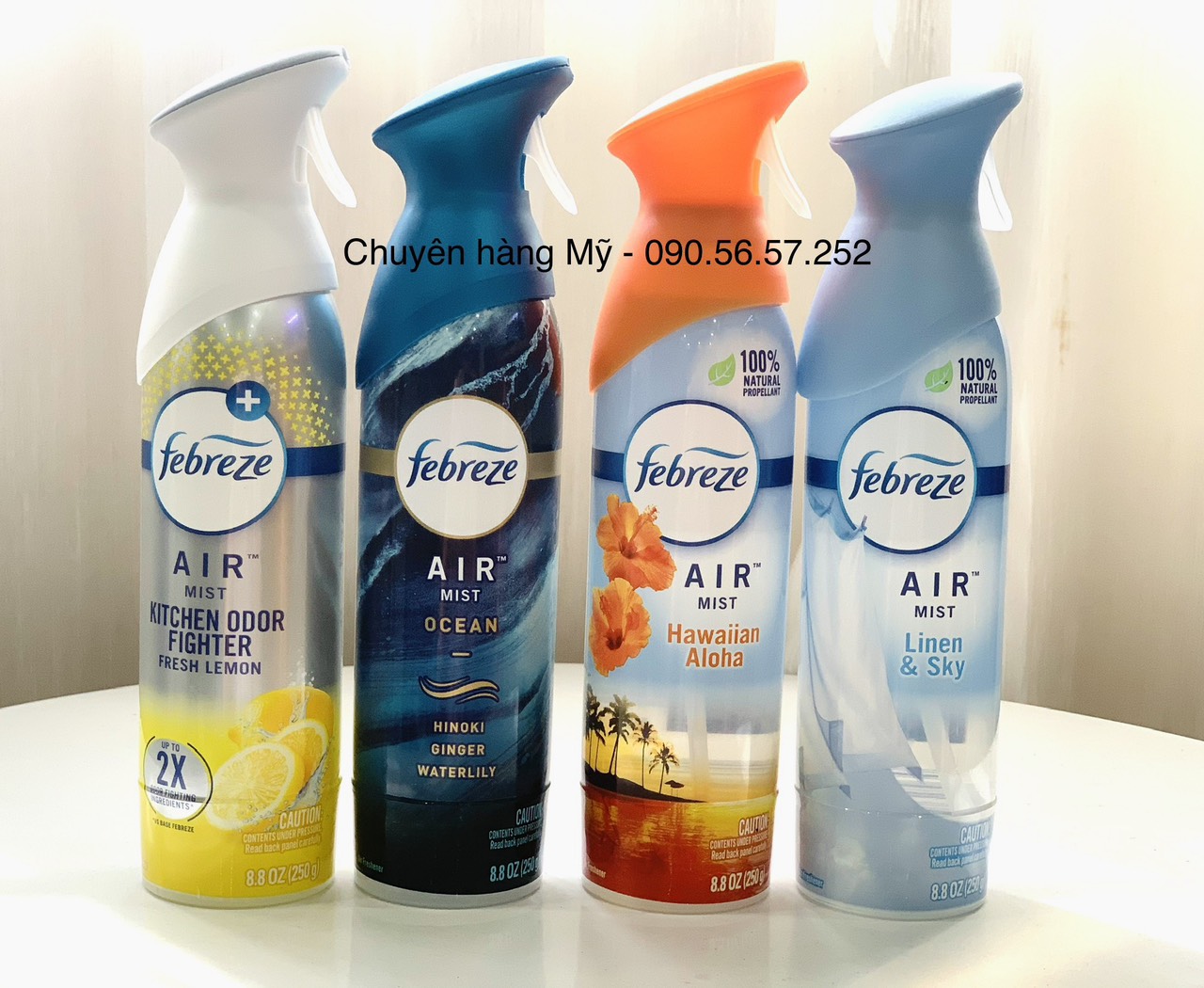 Xịt thơm phòng febreze 250g, hàng mỹ