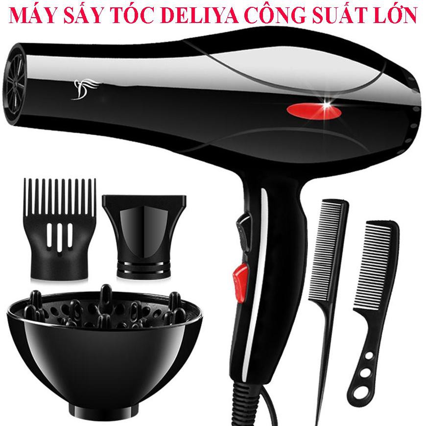 Máy sấy tóc deliya 8018 2200w kèm 5 phụ kiện cao cấp