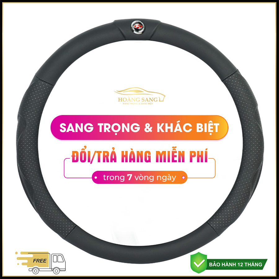 Bọc vô lăng hyundai, boc vo lang oto hyundai chất liệu da cao cấp thiết kế sang trọng, ốp vô lăng phụ kiện xe ô tô hyundai santafe, tucson, elantra, i10, kona, sonata - hoangsangotofun