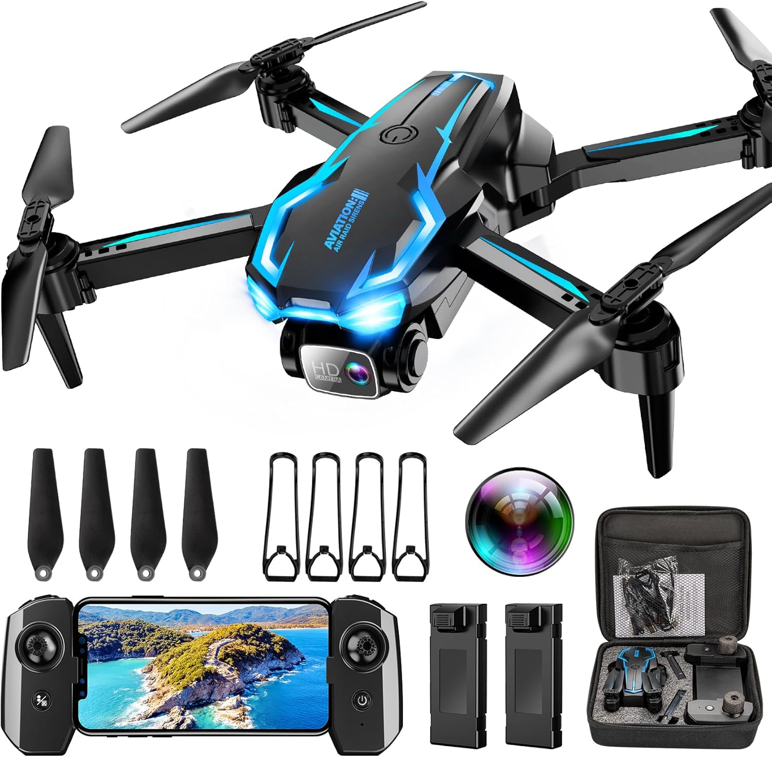 Máy bay không người lái 2K HD FPV Drone with Camera for Adults