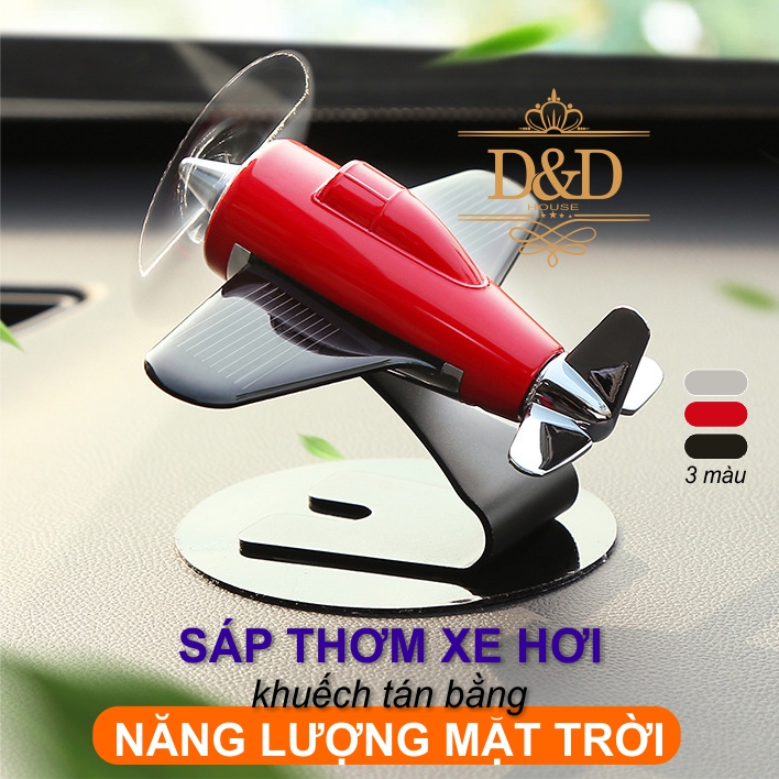 [HCM]Sáp thơm trang trí táp lô xe hơi, ô tô chạy bằng năng lượng mặt trời mô hình máy bay