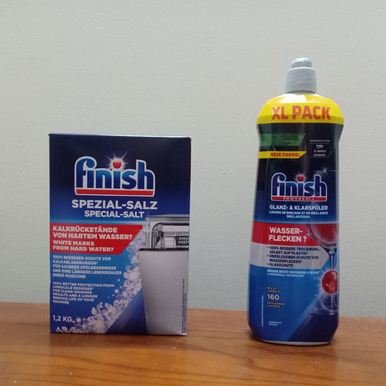 Hộp muối rửa chén finish spezial-salz máy rửa chén 1.2kg + tặng viên finish