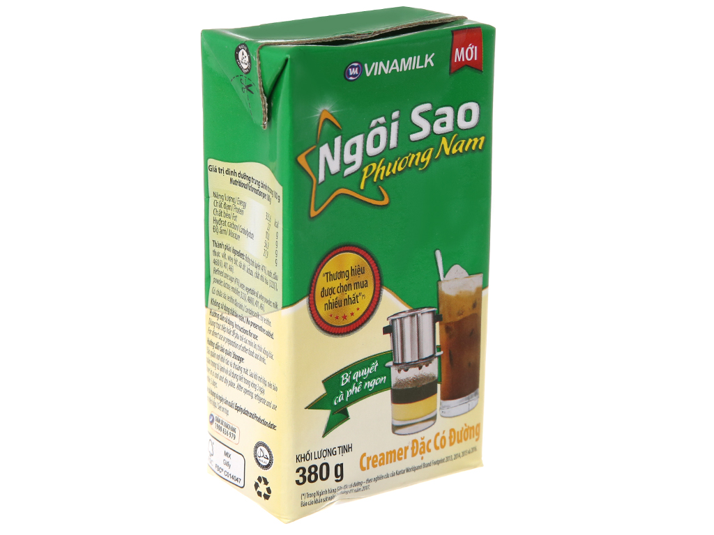 CB 4 hộp  Sữa Đặc Ngôi Sao 380 gram HỘP GIẤY