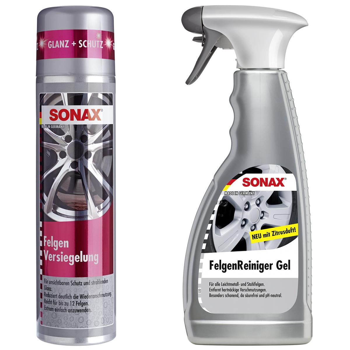 Combo 2 sản phẩm vệ sinh và chống thấm vành mâm xe sonax