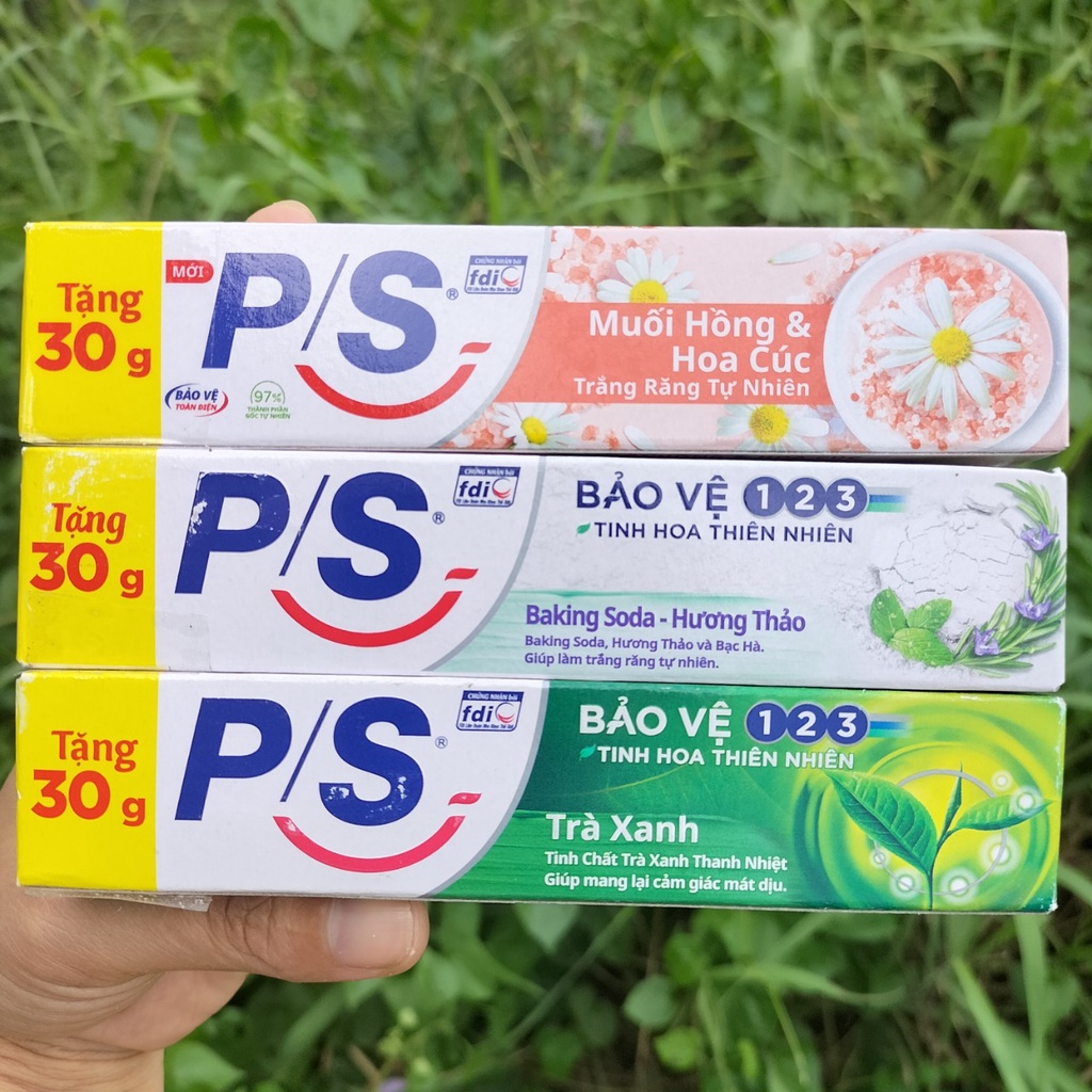 Combo 5 tuýp kem đánh răng ps 30g-hàng mini