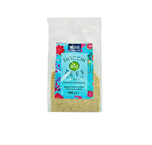 Hạt teff hữu cơ cán vụn Sottolestelle – Fiocchi di Teff 400g