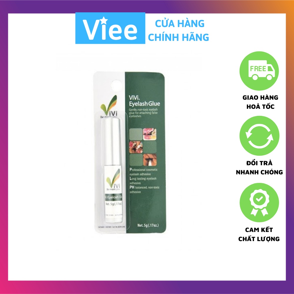 Keo dán mi VIVI siêu chắc hàn quốc trắng và đen 5g