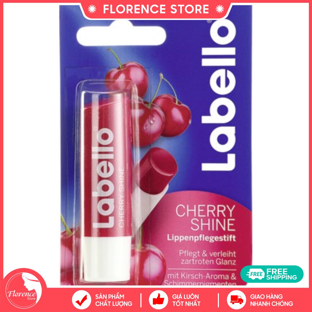 Son dưỡng môi Labello của Đức 4,8g cho đôi môi căng bóng mềm mượt Florence store