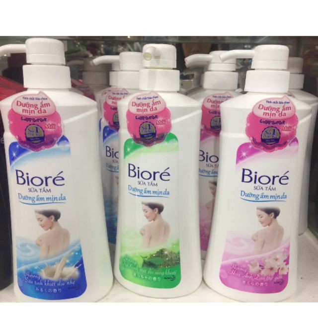 🌸🌸🌸 SỮA TẮM DƯỠNG ẨM MỊN DA 💕 BIORE 530g CHỌN LOẠI