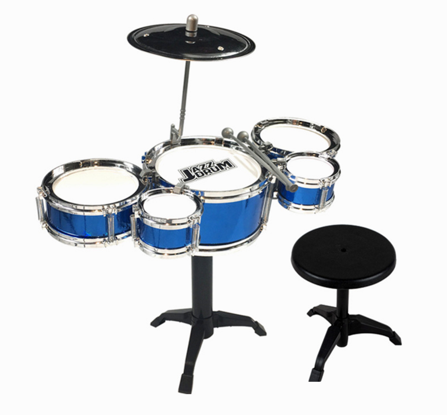 Bộ trống jazz drum 5 trống có ghế cho bé yêu