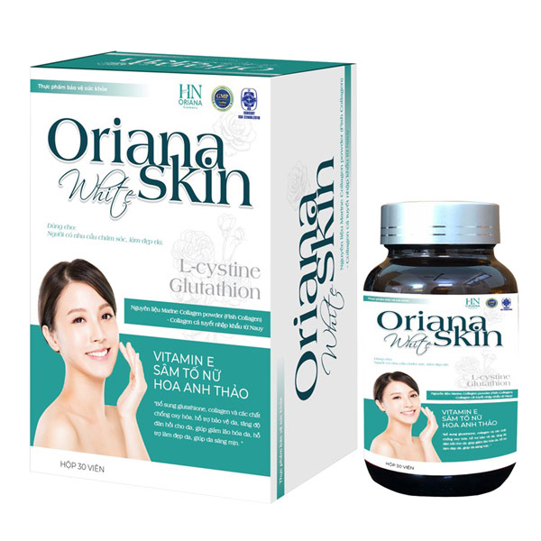 Oriana White Skin, hỗ trợ giảm lão hóa da, làm đẹp da, hỗ trợ da sáng mịn