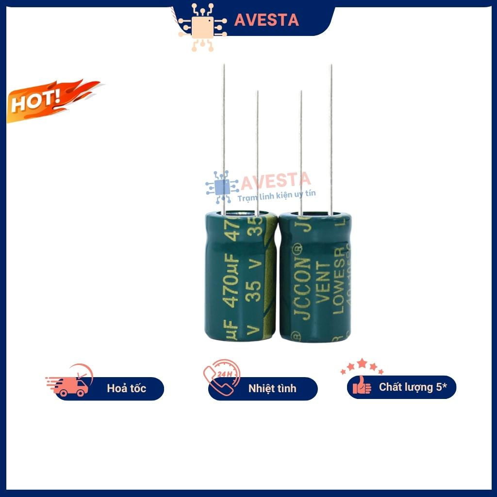 Tụ hóa tụ phân cực 35V 470uF chính hãng Avesta