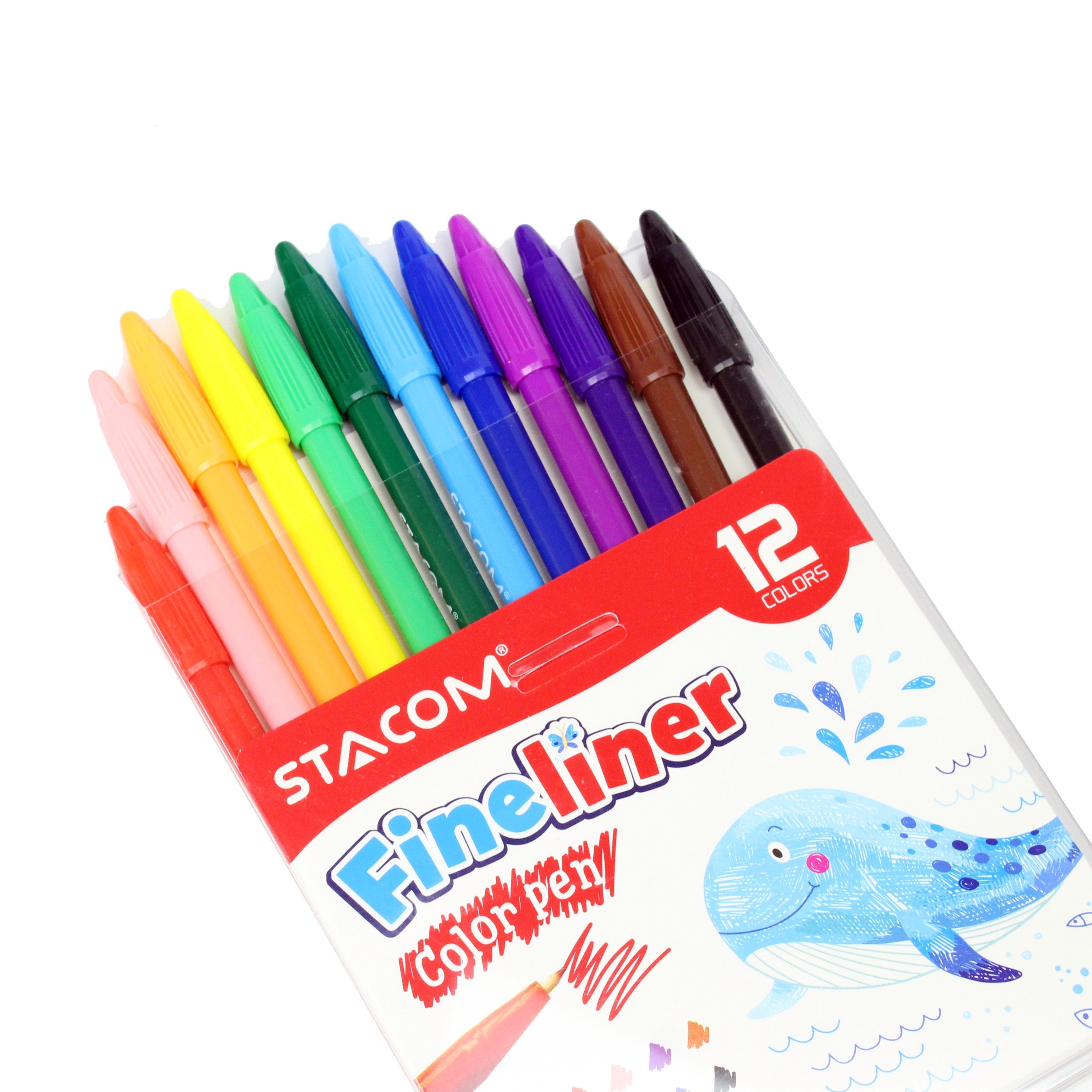 Bút lông màu nước stacom 12 màu fp212c