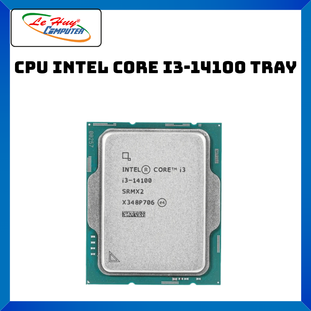 Cpu Intel Core I3 14100 Tray - Genuine Product