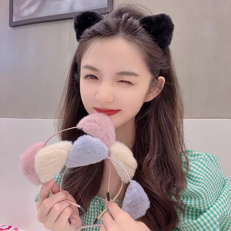 Cài tóc tai mèo hottrend, Bờm mèo lông siêu mịn - Mary Accessories