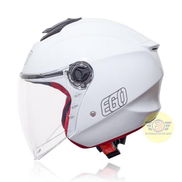 Nón Bảo Hiểm 3/4 Ego E3 (Kính Mặc Định Trong Suốt)