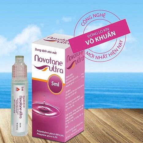 [HCM]Nước mắt nhân tạo Novotane Ultra - 5ml