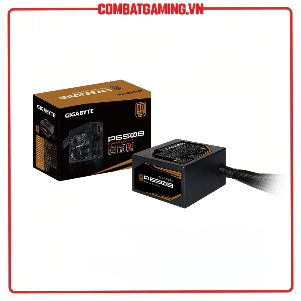 Nguồn máy tính gigabyte gp-p650b 650w 80 plus bronze hàng chính hãng