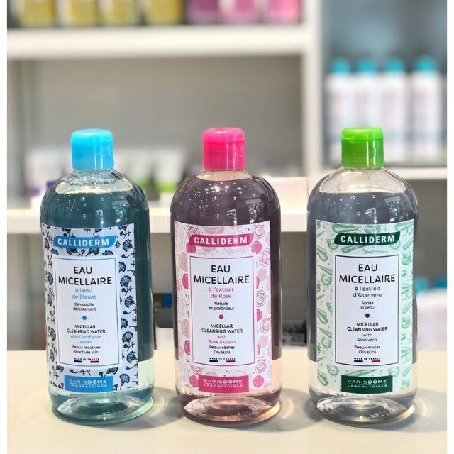 Nước Tẩy Trang Pháp Làm Sạch Da Micellar Calliderm Organic 500ml