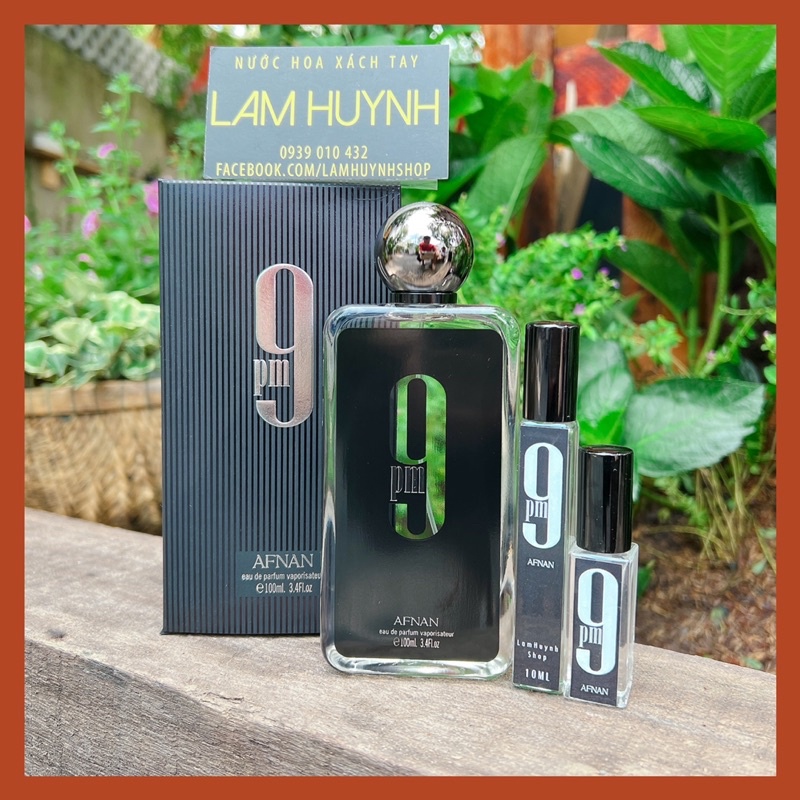 Mẫu thử nước hoa afnan 9pm edp 5ml - 10ml