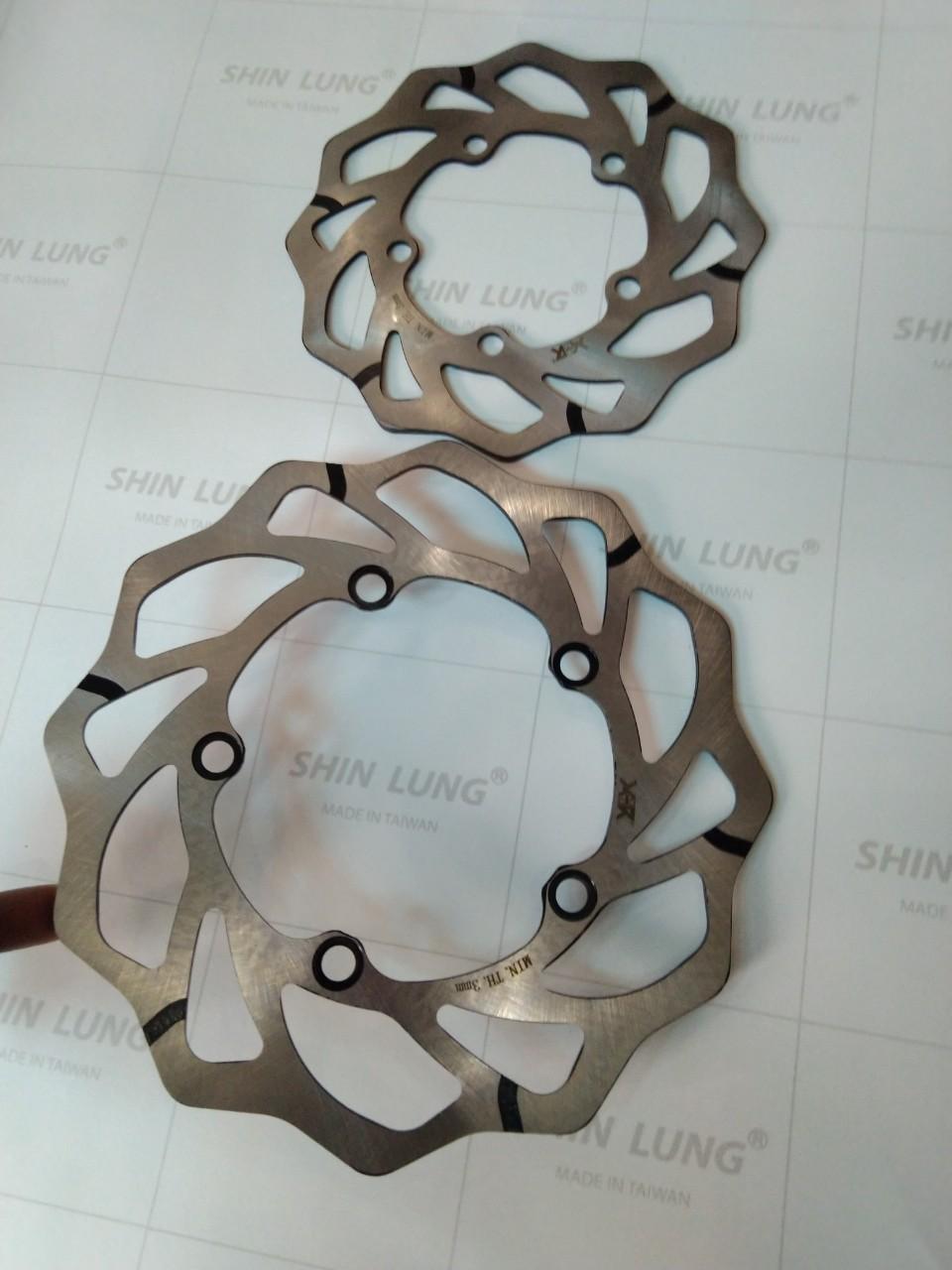 Dĩa thăngs Exciter, Cặp Dĩa Thắng Đĩa Trước Sau X1R, thiết kế 5 lỗ dành Cho Xe Exciter 150