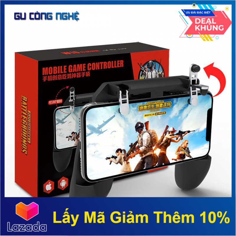 Tay cầm chơi game w10 chơi game pubg ros free fire controller -dc3461