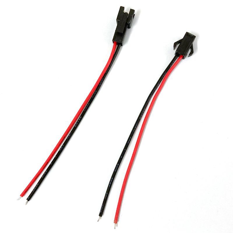 Jack kết nối sm 2.54mm 2p đực cái dây dài 15cm