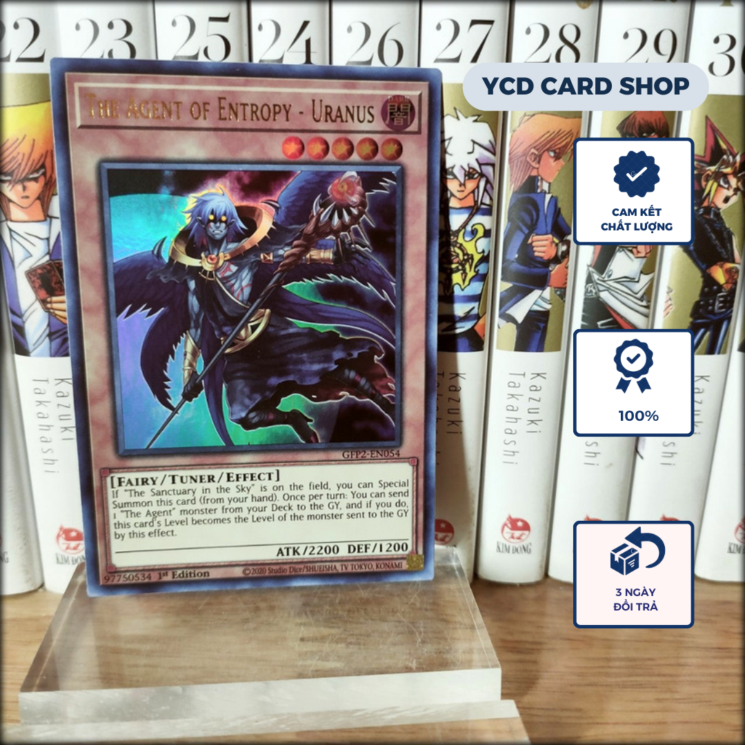 Thẻ Bài Yugioh Chính Hãng The Agent of Entropy – Uranus (Sao Thiên Vương) - Ultra Rare