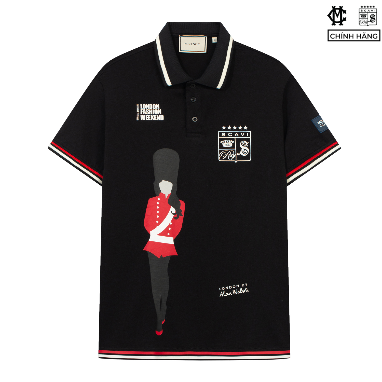 Áo phông nam mikenco scavi polo