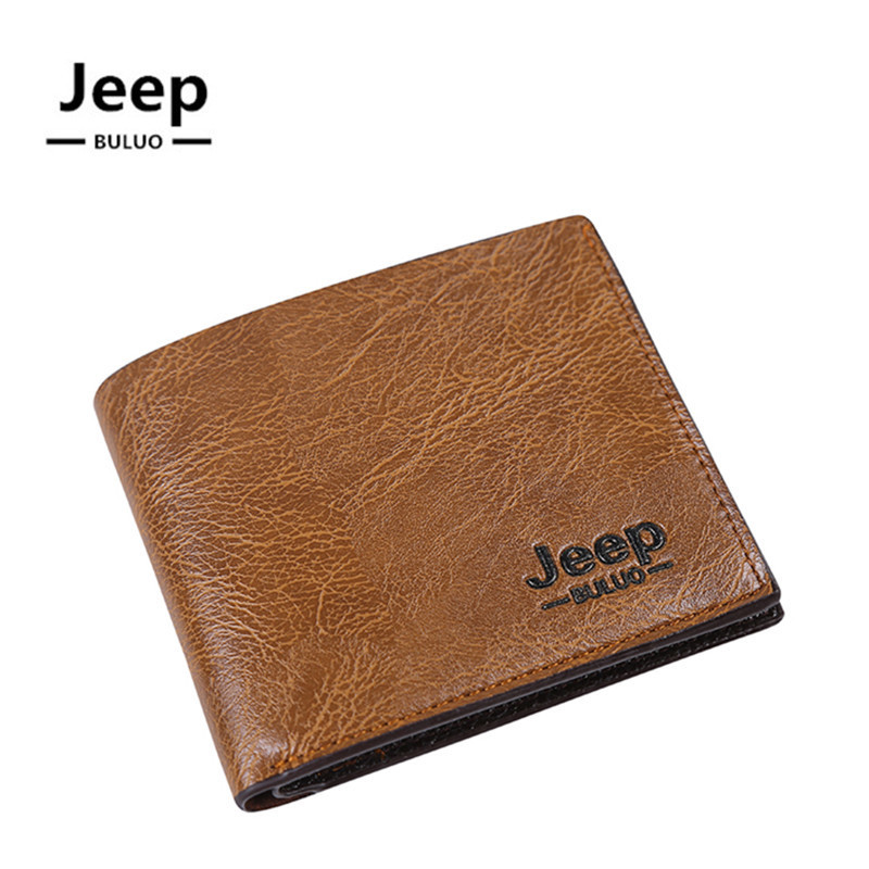 Ví Nam - Bóp Nam Da PU - Ví Đựng Tiền Cao Cấp Jeep-Buluo